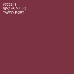 #7C3241 - Tawny Port Color Image